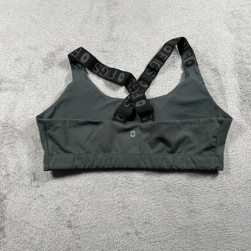 FIGS Performance Underscrub Crossback Sports Bra Size XL Green #W22KW1005 - Picture 5 of 8